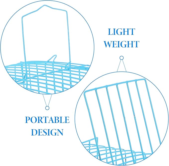 Kisangel Metal Bird Travel Cage Small Bird Cage Portable Carrier Storage s Carrying for Pet Product