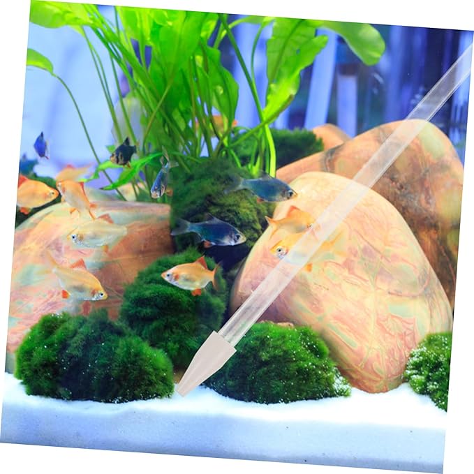 Veemoon Aquarium Excreta Cleaner Coral Feeding Tool for Fish Tanks Soft Design for Gentle Coral Feeding and Waste Removal Safe and Materials for Aquatic Use