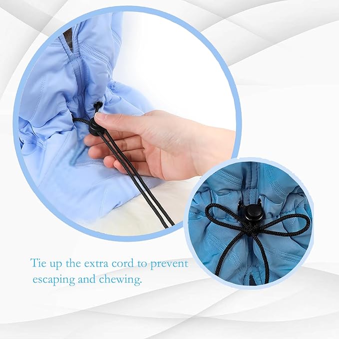 Cat Recovery Collar, Soft Adjustable Cat Cone Alternative, Lightweight Waterproof Fasteners Collars for Cats Kittens Puppies, After Surgery Stop Licking, Skin Protectionor or Post-Surgery.