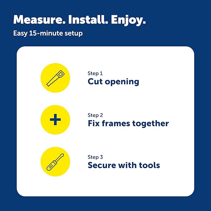PetSafe Pet Screen Door - Heavy Duty, Tear- & Puncture-Resistant Dog & Cat Mesh Flap - Storm Door Compatible - Large - for Dogs & Cats up to 100 lb