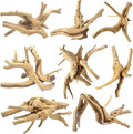 Jorewood Natural Small Spiderwood Driftwood for Aquarium Decor Rptile Fish Tank Decoration Assort Branch 4-7'' 8 Pcs