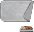 Explore Land Waterproof Dog Bed Cover Machine Washable Fluffy Dog Bed Replacement Cover for 36 Inch Crate, 36Lx23Wx3.5H inch, Gray