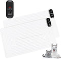 SVD.PET (2-Pack Pet Training Mat with Tester, Pet Shock Pad, Dogs & Cats Electronic Repellent mat for Indoor, 3 Training Modes, 5 Levels, Pet Safe Mode (Black controler 30" X 16")