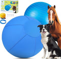 Herding Ball for Dogs and Horses - 18" Dog Herding Ball for Australian Shepherd Collie, Jolly Ball for Dogs Agility Equipment, Herding Ball Durable Bite-Resistant with Reinforced Stitching - Blue