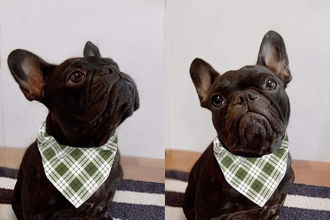 ARING PET Cotton Dog & Cat Bandanas - Triangle Bibs Scarf for Small to Large Dogs and Cats