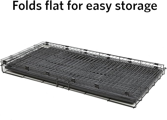 MidWest Homes for Pets Medium Wabbitat Rabbit Cage, Grid Mesh Floor, Removable Tray, Top & Front Door Access, Rust Resistant Finish, No Tools Required