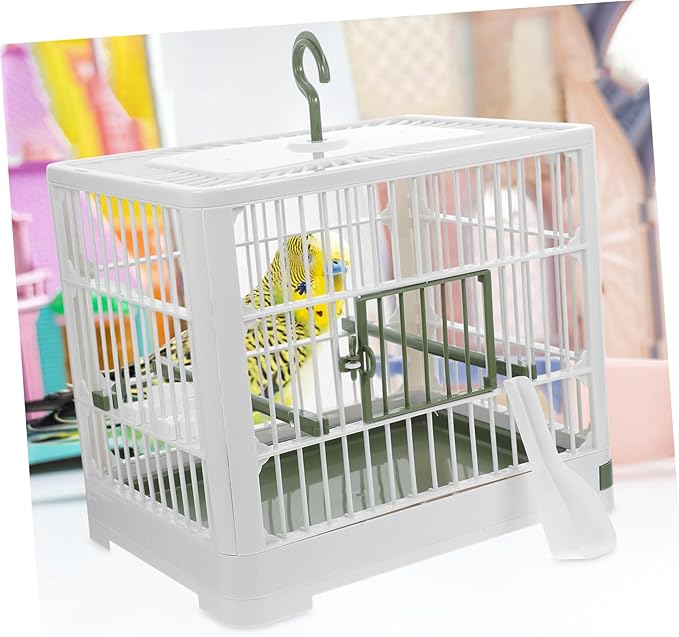 BESPORTBLE Foldable Bird Travel Carrier Cage Lightweight Portable Design for Parakeets and Small Birds for Travel and Outdoor Use Construction for Reliability