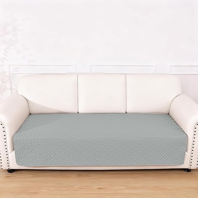 hyha Waterproof Dog Blanket, Soft Dog Bed Cover Pet Blankets, Waterproof Sofa Couch Cover for Dogs Washable, Reversible Pet Couch Covers for Sofa Furniture (40x70 Inch, Grey/Beige)