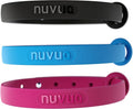 3 Pack Breakaway Cat Collar - Soft, Comfortable, and Lightweight Safety Buckle Collar with Name Tag Ring for Outdoor Cats and Sensitive Skin Kittens by Nuvuq (6 ⅞" to 10 ¼", Blue, Pink and Black)