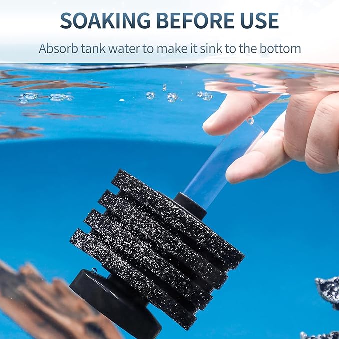 Pawfly Corner Sponge Filter Nano Quiet Betta Fry Shrimp and Small Fish Bio Foam Filter for Tiny Aquariums and Fish Tanks up to 10 Gallons (Air Pump Not Included)