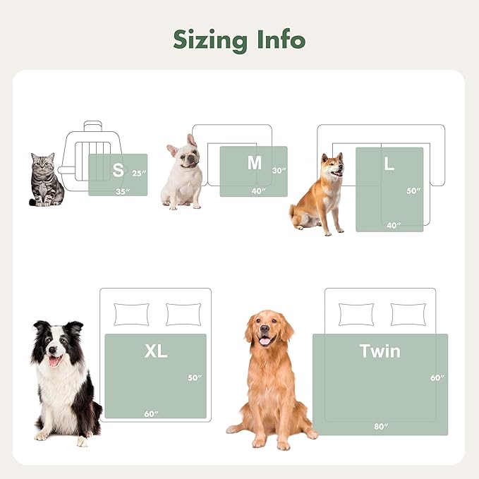 Waterproof Twin Blanket for Bed - Washable Large Dog Blankets for Bed Protector, Thick Cozy Fleece Calming Pet Blankets for Indoors & Outdoors, Brown, 60"x80"