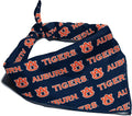 Auburn Tigers Officially Licensed Bandana for Dogs and Cats | Fits Pets Great Gift Idea | Easy-to-Tie (Large, 28")