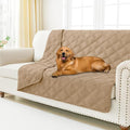 Smiry Waterproof Dog Bed Cover Blanket 68x82, Soft Reversible Pet Blanket, Washable Leakproof Cats Dogs Couch Cover for Sofa, Couch, Furniture, Camel/Camel