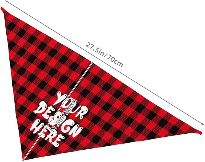 Custom Dog Bandana Add Your Text Photo Name Personalized Neckwear Bandanas Soft Customized Pet Scarf with Your Design Funny Gifts for Cat Dog Pet Style 05