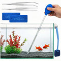 6 Pcs Aquarium Gravel Cleaner Set, Fish Tank Accessories, Fish Tank Cleaning Kit,and Aquarium Tools, Gravel Vacuum Cleaner for Aquarium Siphon Pipes