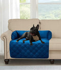 Brilliant Sunshine Premium Calming Dog Bed Mat, Silky Velvet, Removable Washable Cover, Cushion Protector and Couch Covers for Dogs, Pets, Cats, Medium, Dark Blue