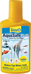 Tetra AquaSafe Plus, 8.45 Ounces, aquarium Water Conditioner And Dechlorinator, Model Number: 46798162681