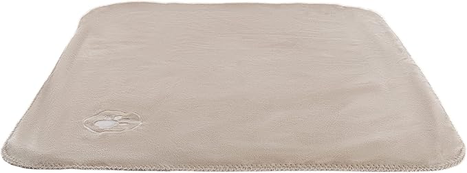Waterproof Pet Blanket - 30x40-Inch Reversible Sherpa Fleece Throw Protects Couches, Cars, and Beds from Spills, Stains, and Fur by PETMAKER (Tan)