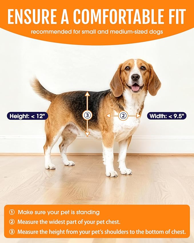 Pet Dog Door for Wall - Robust Steel Pet Door with Magnetic Triple Flaps, 12.6" x 10" Flap Opening, Adjustable Tunnel for 3.4"-6" Thick PVC, Wood, Drywall, for Pets Up to 45lb, White
