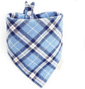Dog Bandana(Coastal Blue Tartan L)