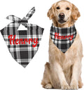 Custom Pet Scarf Personalized Dog Bandana with Name Personalized Add Your Text Bibs Triangle Head Scarfs Gift for Small Medium Large Dogs Cats Baby Puppy Pets Accessories