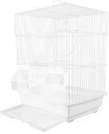 DECHOUS Metal Bird Cage Portable Parrot Carrying Cage Handheld Wire Bird Travel Carrier