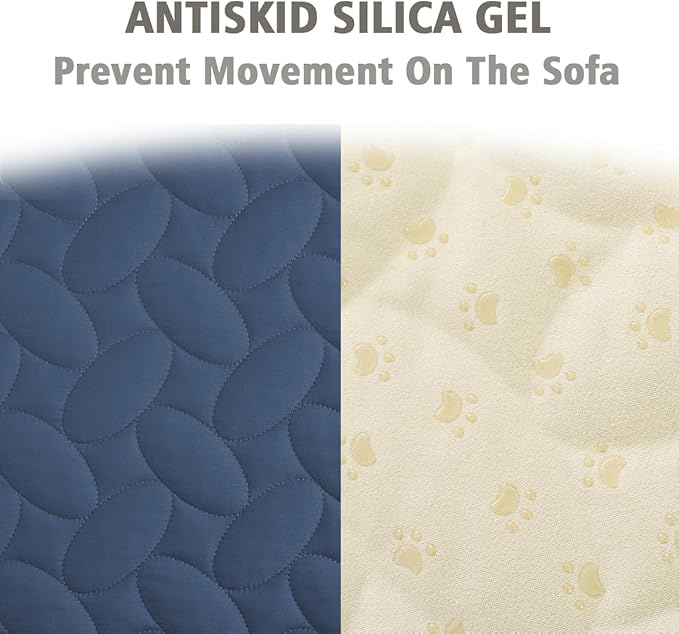 Ameritex Pet Bed Cover Dog Bed Blanket for Sofa and Furniture Waterproof New Pattern Design (40x50 Inch, Navyblue)