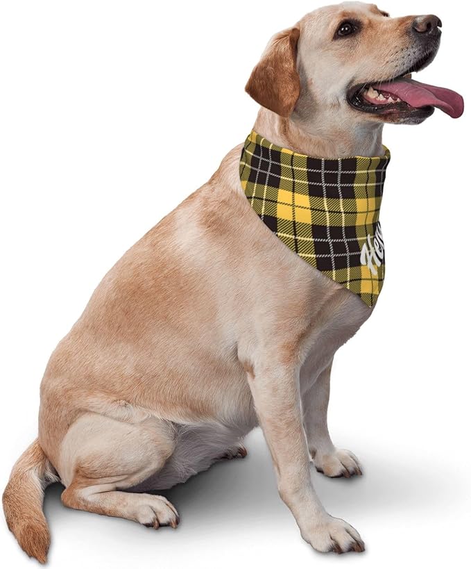 Custom Pet Scarf Personalized Dog Bandana with Name Personalized Add Your Text Bibs Triangle Head Scarfs Gift for Small Medium Large Dogs Cats Baby Puppy Pets Accessories