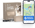 Tractive Smart Cat GPS Tracker with Free 6 Month Subscription | Real-Time Location & Wellness Monitoring for Cats 6.5 lbs+ | Territory & Location History | Up to 5-Day Battery (Brown)