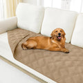Smiry Waterproof Dog Bed Cover Blanket 30x70, Soft Reversible Pet Blanket, Washable Leakproof Cats Dogs Couch Cover for Sofa, Couch, Furniture, Camel/Camel