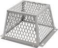 Dryer Exhaust Guard Vent Cover,Dryer Vent Bird Guard for Most 5" to 6" Exhaust Fan Cover, 8.5"Lx8.5"Wx6"H Stainless Steel Ventilation Bird Cage for Bathroom Exhaust Ventilation Fan