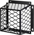 Dryer Vent Bird Guard,Dryer Vent Cover Bird Guard Cage for Most 3" to 4" Exhaust Fan Cover,7"Lx7"Wx5"H Steel Ventilation Bird Cage for Bathroom Exhaust Ventilation,Black