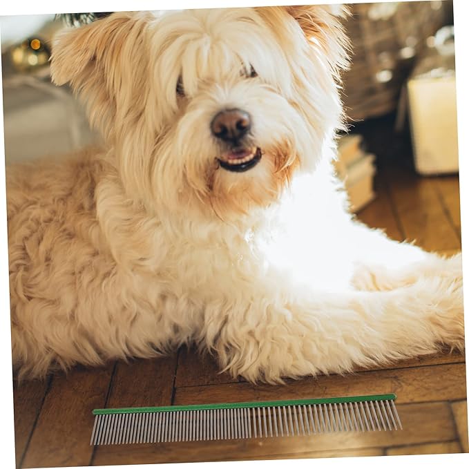 POPETPOP Portable Pet Comb for Cats and Dogs Wear-resistant Grooming Tool for Daily Use Lightweight and Compact Design for Easy Carrying and Storage for Removing Loose Hair and