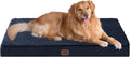 EHEYCIGA Orthopedic XXL Dog Beds for Jumbo Dogs with Removable Washable Cover for Crate, Navy, 47x29