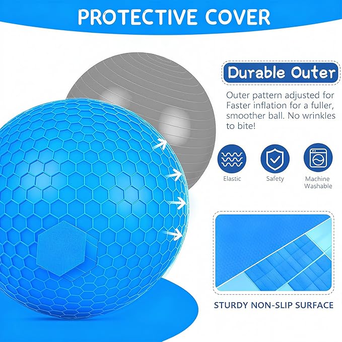 Herding Ball For Dogs 22" Bite Resistant Dog Herding Ball, Agility Training Equipment, Herding For Herding Balls For Australian Shepherd, Improved Bite Resistant, Reinforced Sewing Collie Balls,Blue
