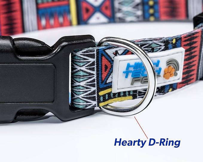 MS-5 Automatic Pet Door Collar, Genuine High Tech Pet Brand Dog Collar for Power Pet Doors - Deluxe Strap (Tribal, Extra Large) - DC-TBL-MS5-XL