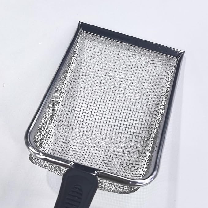 Cat Litter Scoop,Kitty Litter Scoop with Stainless Steel Mesh, 2.8mm Hole Scoop for Cat Litter,Chicken Coop Sand, Beach Sand