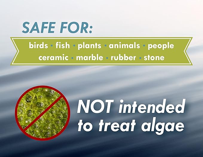 Sanco Bird Bath & Fountain Maintenance, Fast-Acting Enzyme-Based Formula Will Extend The Life of Your Water Feature, Aid in Maintaining a Balanced Ecosystem, 16 oz