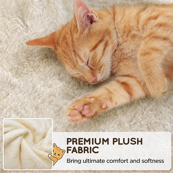 Yaheetech 54in Sturdy Cat Tree for Large Cats, Multi-Level Kitten Condo with Scratching Posts, Hammock & Top Perch, Indoor Pet Furniture for Kitties to Play, Climb, Scratch & Sleep, Beige