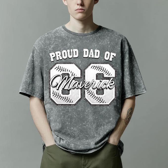 H-DEWALL Custom T Shirts Mineral Wash Tshirt Bootleg Rap Tee Customized Gifts for Boyfriend Birthday Shirts Tops for Women