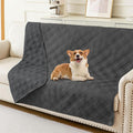 hyha Waterproof Dog Blanket, Reversible Pet Bed Blanket, Soft Sofa Couch Cover for Dogs Washable, Waterproof Pet Couch Covers for Sofa Puppy Cats Furniture Protector(52"x82", Dark Grey/Dark Grey)