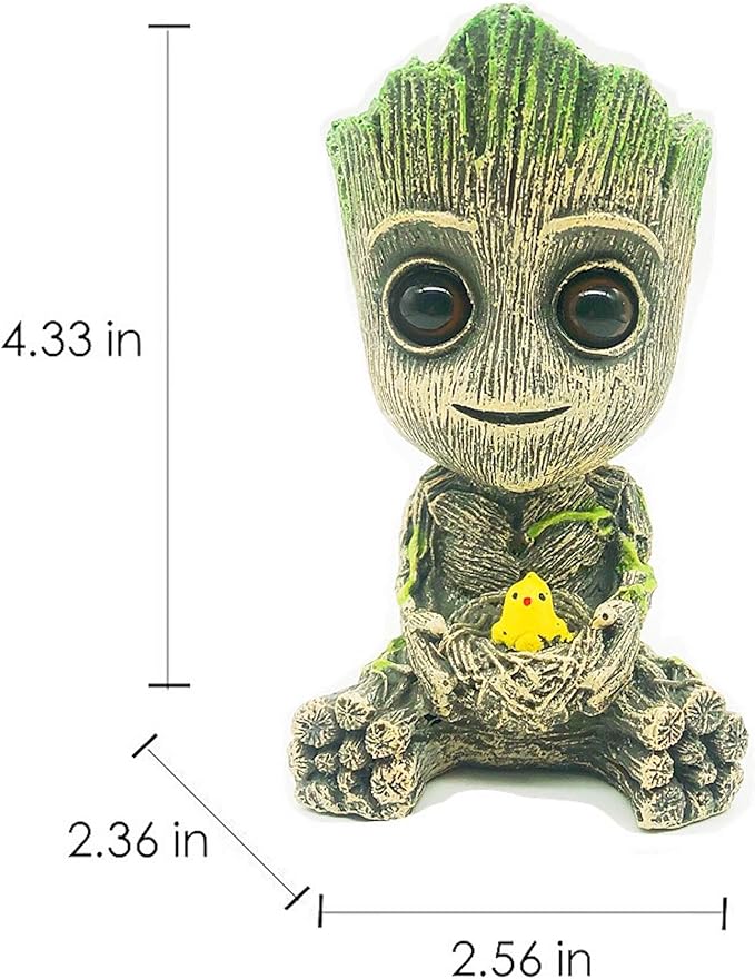 Aquarium Groot Air Bubbler Decorations Fish Tank Air Stone Set