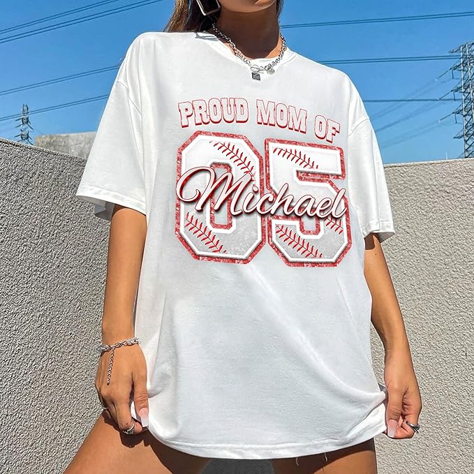 H-DEWALL Custom T Shirts Mineral Wash Tshirt Bootleg Rap Tee Customized Gifts for Boyfriend Birthday Shirts Tops for Women