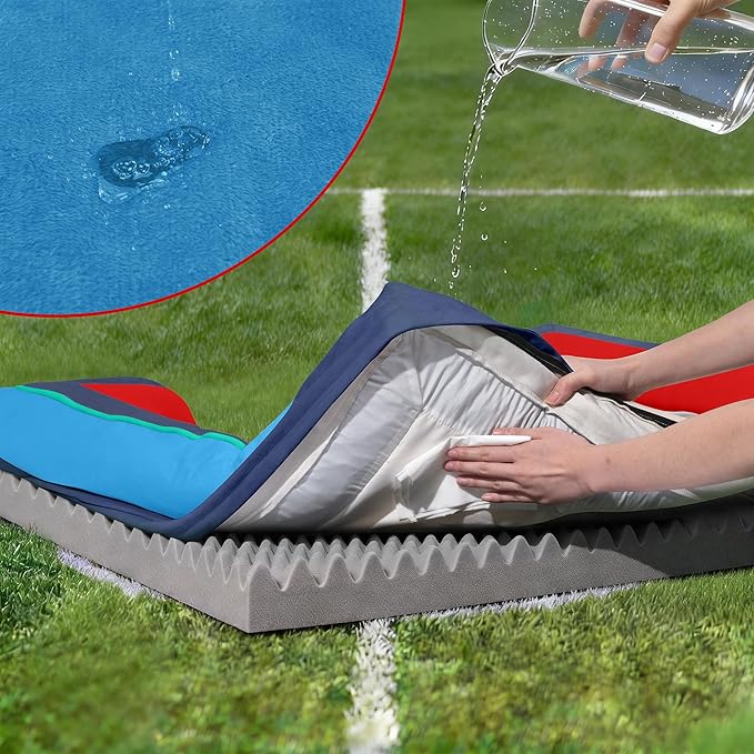 Comfort Expression Orthopedic Dog Bed for Extra Large Dogs 42x30 Inch, Waterproof Egg Crate Foam XL Pet Bed with Removable Bolsters, Dog Couch with Washable Cover & Non-Slip Bottom, Philadelphia