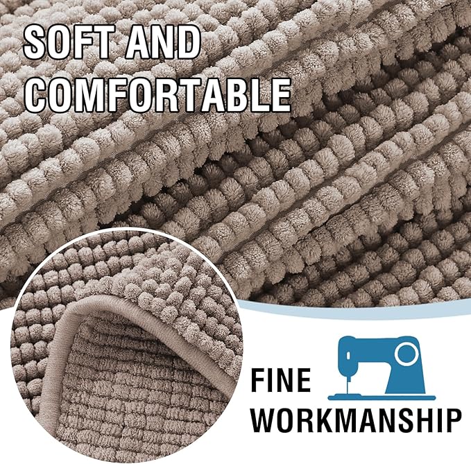 H.VERSAILTEX Plush Chenille Couch Cover for 3 Cushion Couch Anti Slip Washable Sofa Slipcovers Soft and Durable Furniture Protector for Dogs Cats Kids (27.5" x 59", Cuban Sand)