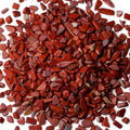 Red Jasper Aquarium Gravel Rocks Natural Tumbled Healing Crystal Chips Bulk Gemstones Tumbled Crushed Stones for Fountain Vase Filler Planters Decorative Fish Tank Potted Reiki Energy Balancing 0.44lb