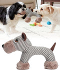 Linen Safari Companions - Linen Dog Toy, Chew-Resistant Natural Linens Squeaky Safari Animal for Small to Medium Dogs, Helps Reduce Destructive Chewing for Indoor Play and Boredom Relief (Dog)