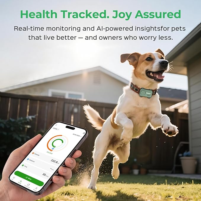 Pet Phone – Smart GPS Pet Tracker with Real-Time Location, Two-Way Communication, Emotional Support, and Unlimited Data | Ideal for Dogs and Cats | Up to 5-Day Battery (Green)