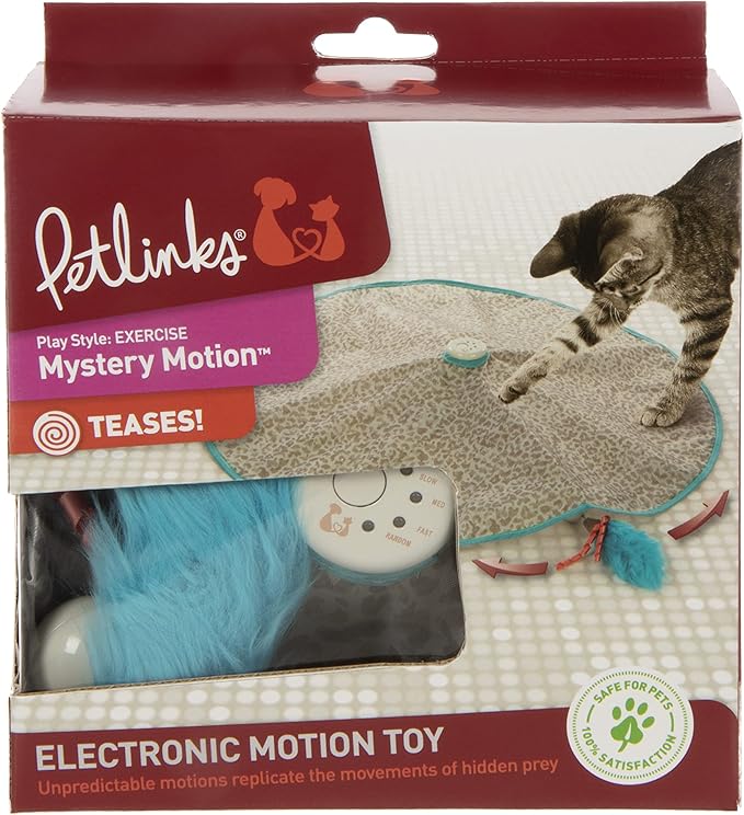 Petlinks Mystery Motion Concealed Electronic Motion Cat Toy, Battery Powered - Randomly Selected Color, One Size