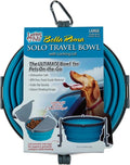 Loving Pets - Bella Roma Portable Travel Dog Bowl Collapsible Dog Food & Water Bowl (Blue, Large)